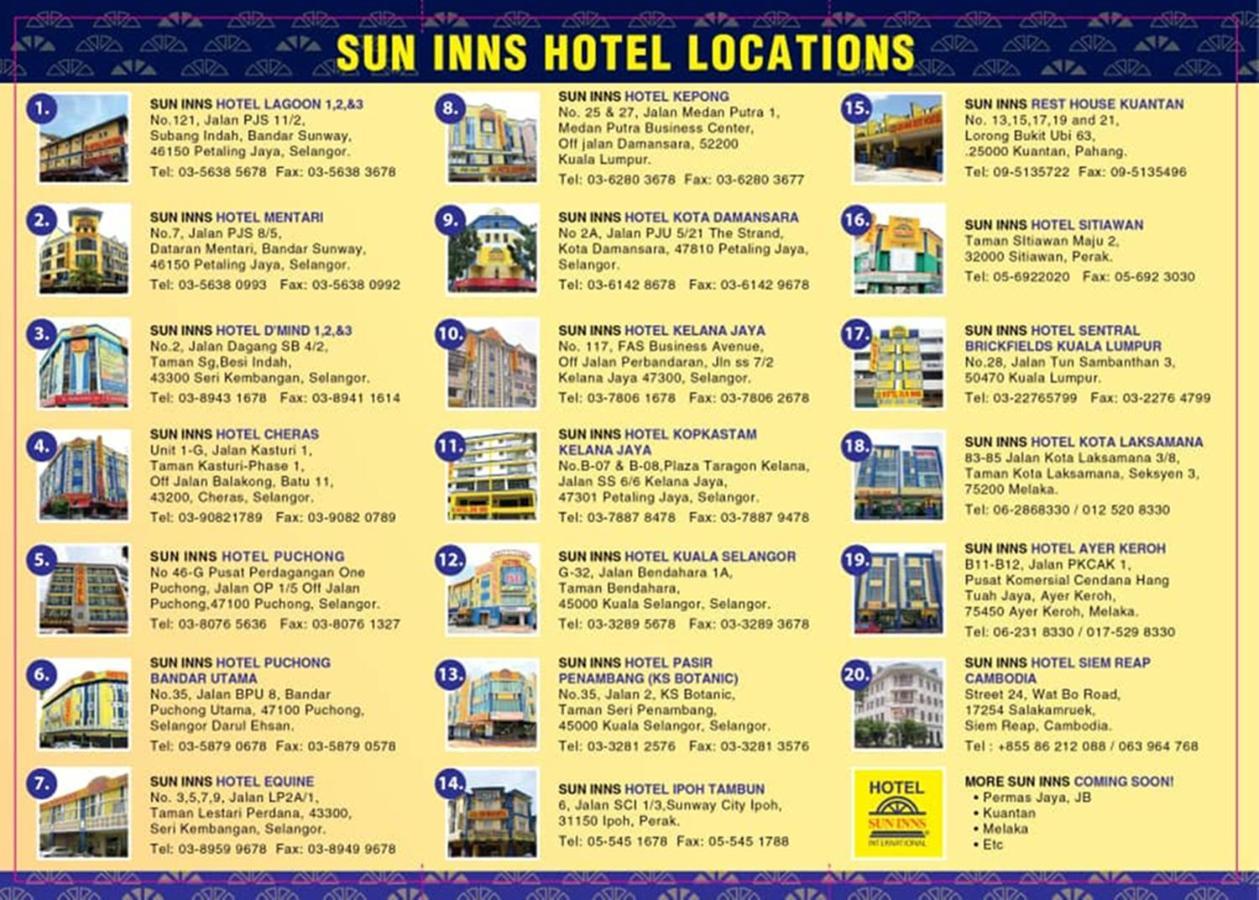 Sun Inns Hotel Ayer Keroh Extérieur photo